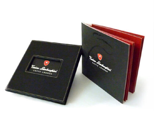 Lamborghini Café menu.